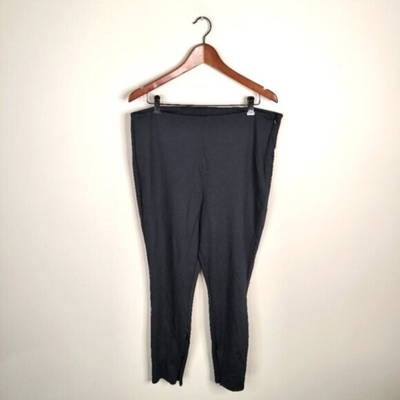 Fabletics Stretch Minimalist Lounge Business Casual Zip Ankle Pants 1X - Picture 2 of 8